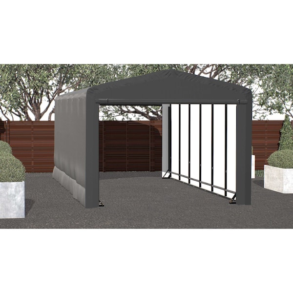 Shelterlogic ShelterTube Wind and Snow-Load Rated Garage, 12x27x10 Gray SQAACC0103C01202710 - main